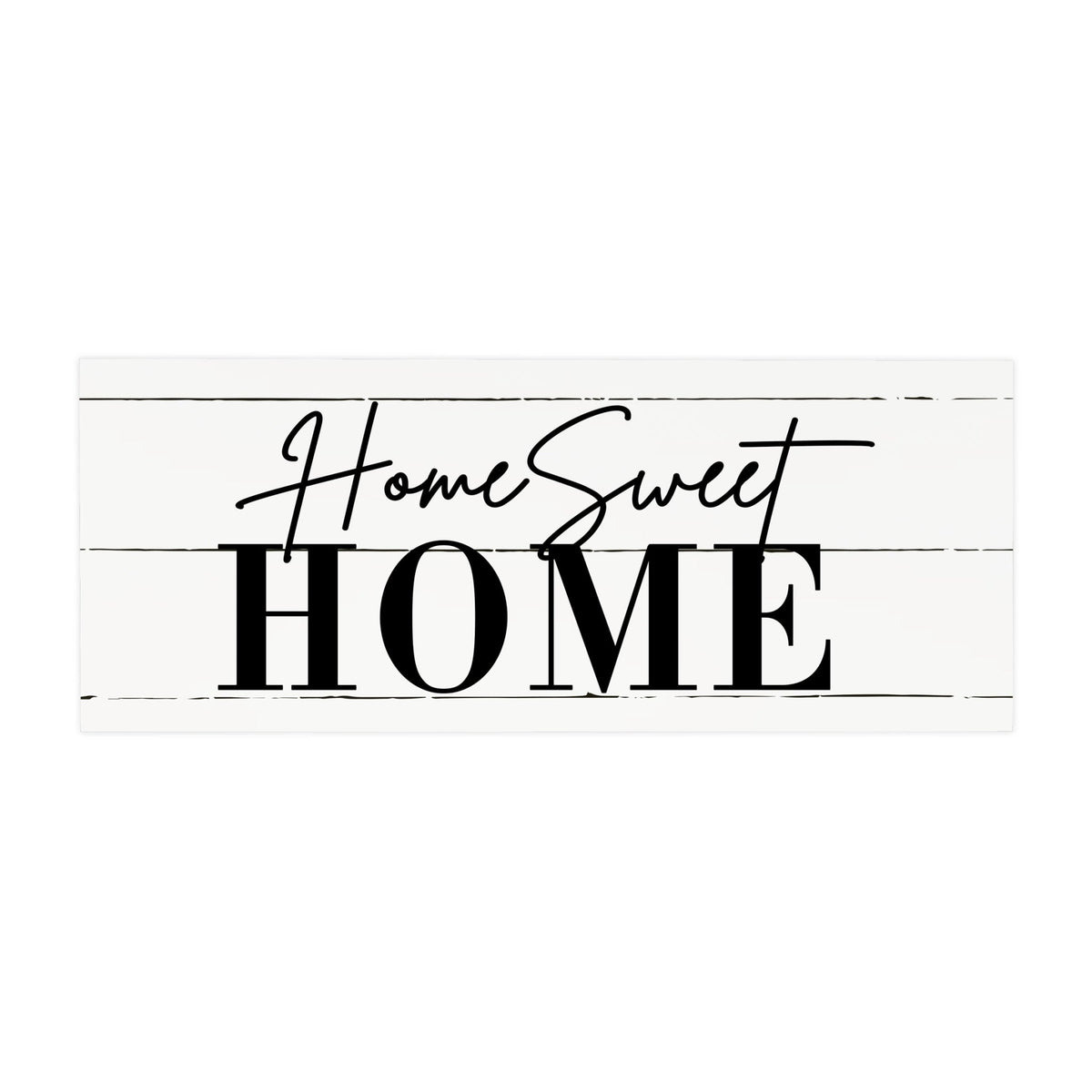 Inspirational Bible Quote Tabletop and Wall Decoration 10x4 - Home Sweet Home - LifeSong Milestones