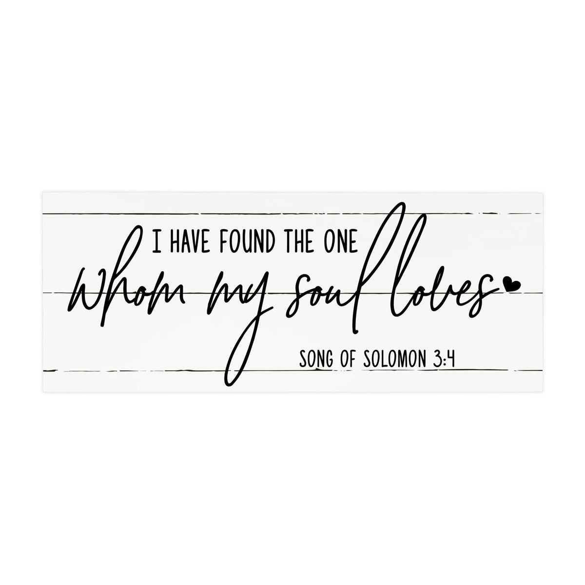 Inspirational Bible Quote Tabletop and Wall Decoration 10x4 - I Have Found The One - LifeSong Milestones