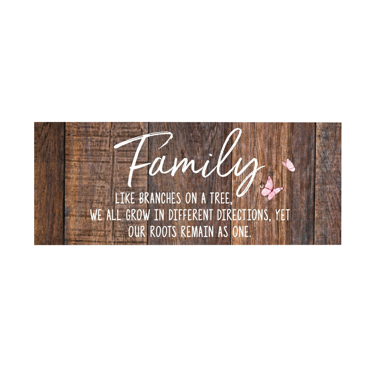 Inspirational Bible Quote Tabletop and Wall Decoration 10x4 - We All Grow - LifeSong Milestones