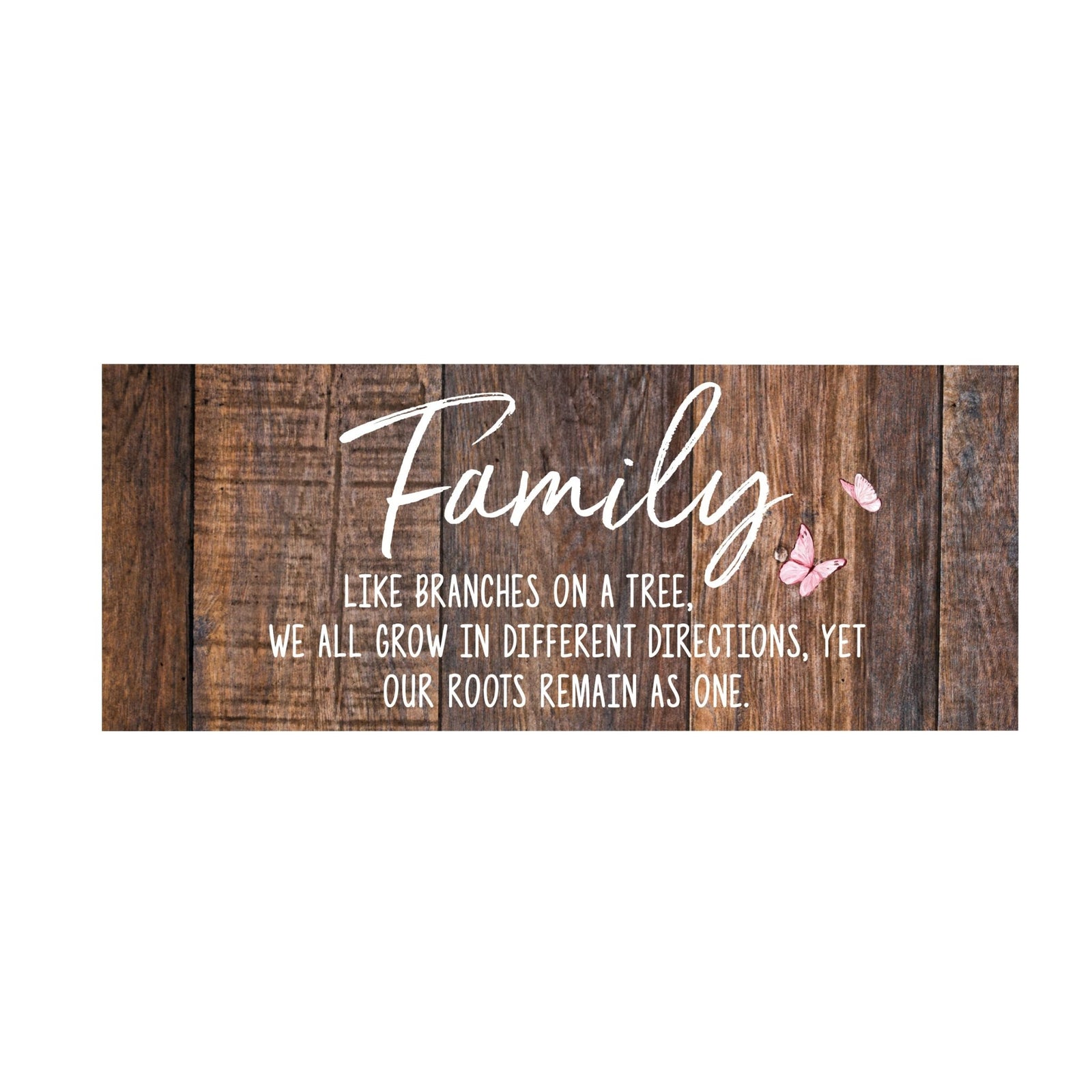 Inspirational Bible Quote Tabletop and Wall Decoration 10x4 - We All Grow - LifeSong Milestones