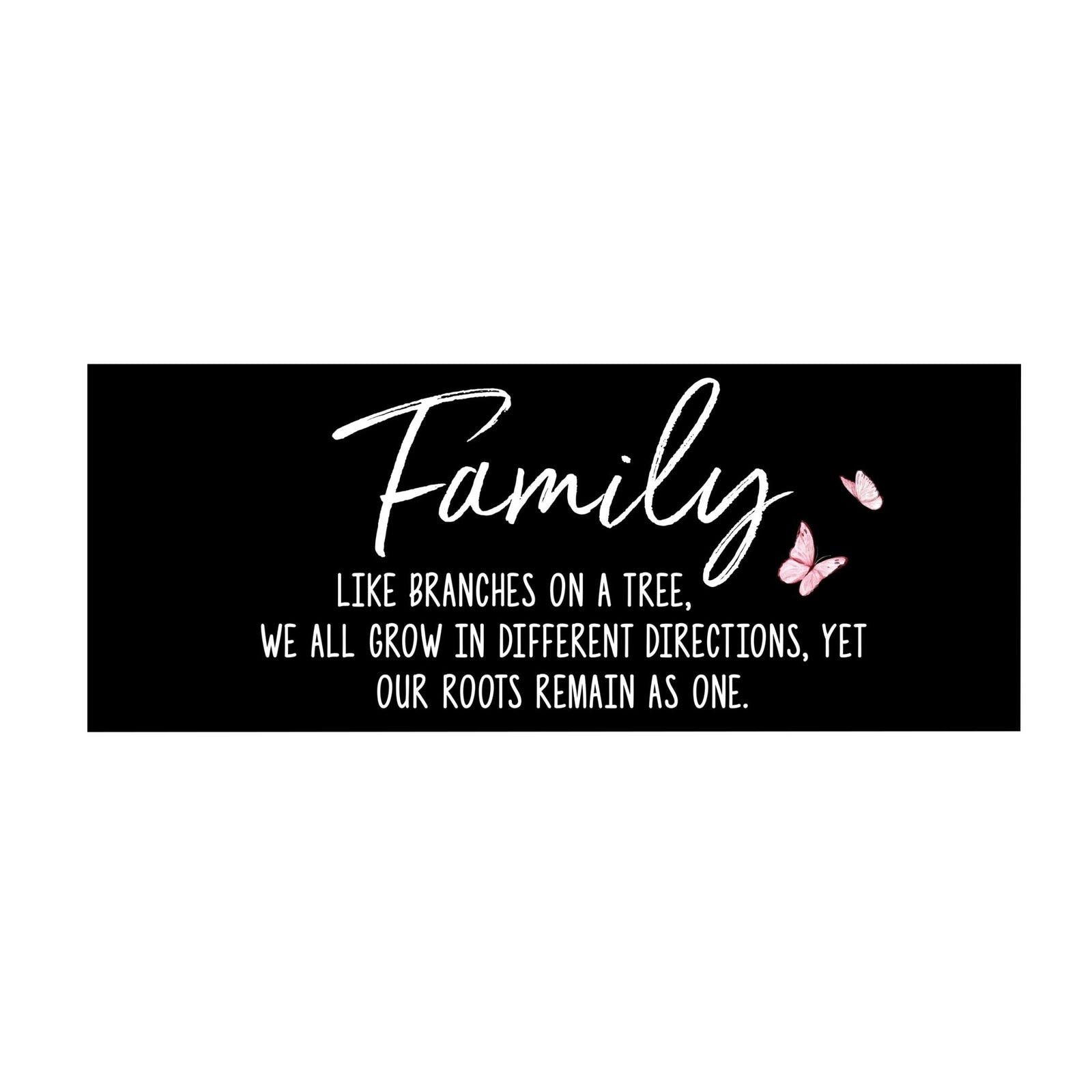 Inspirational Bible Quote Tabletop and Wall Decoration 10x4 - We All Grow - LifeSong Milestones