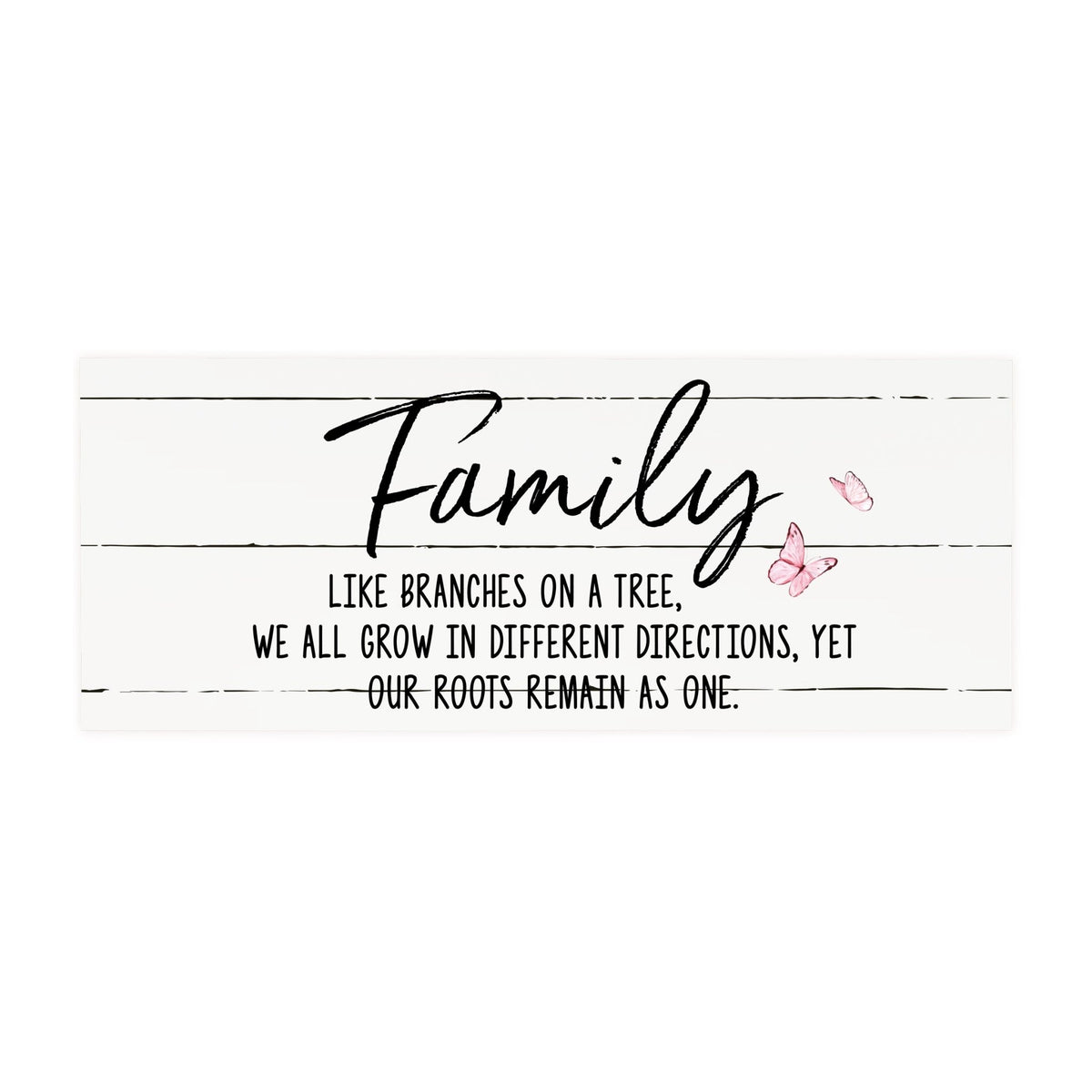 Inspirational Bible Quote Tabletop and Wall Decoration 10x4 - We All Grow - LifeSong Milestones