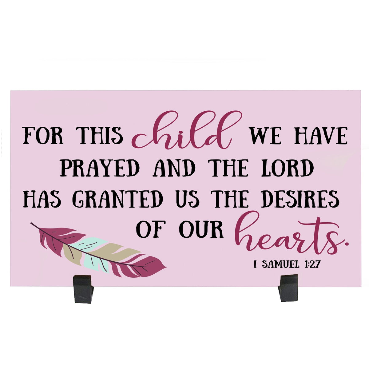 Inspirational Children Plaques Sign Decor - For This Child - LifeSong Milestones