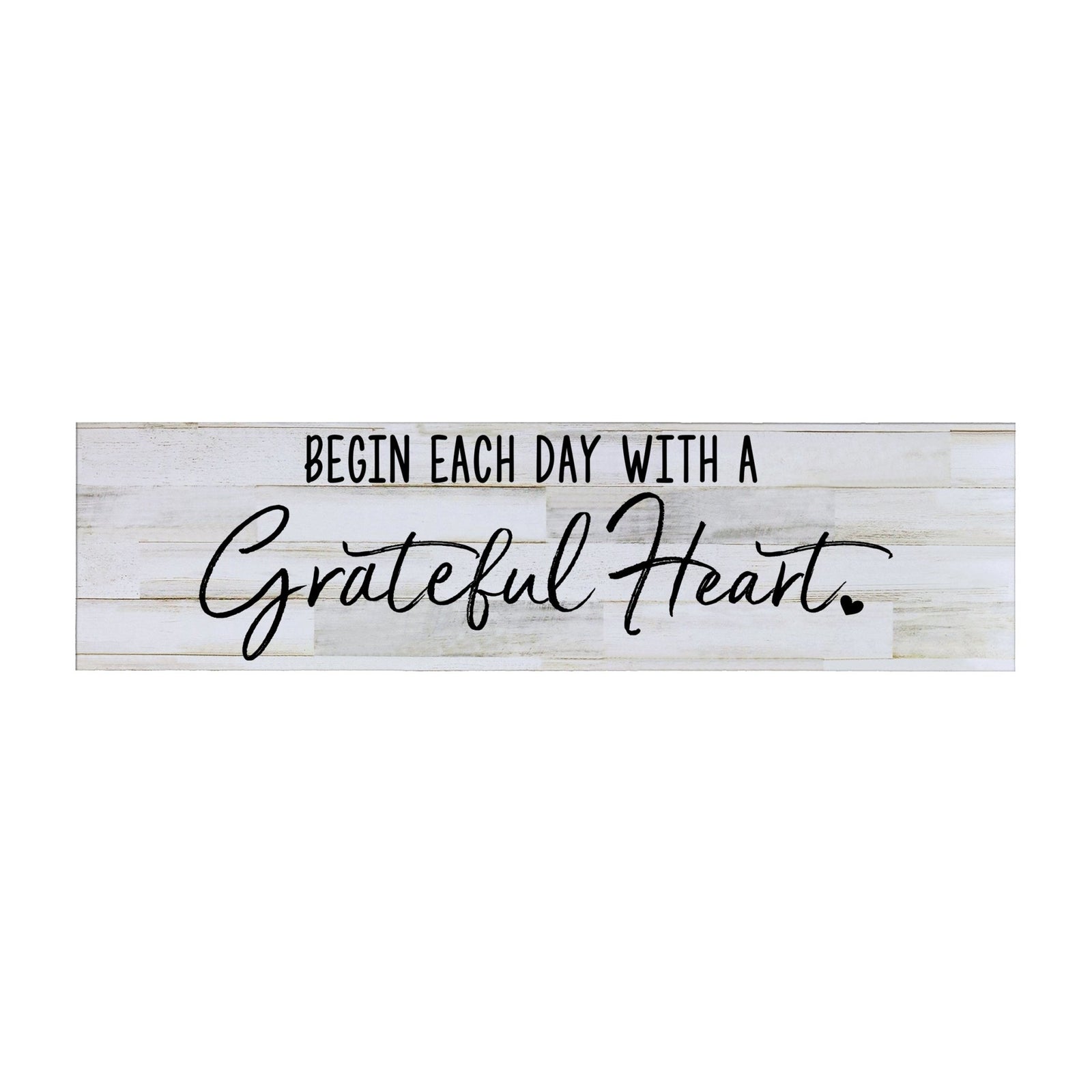 Inspirational Everyday Home and Family Wooden Wall Art Hanging Plaque 10 x 40 – Each Day With A - LifeSong Milestones