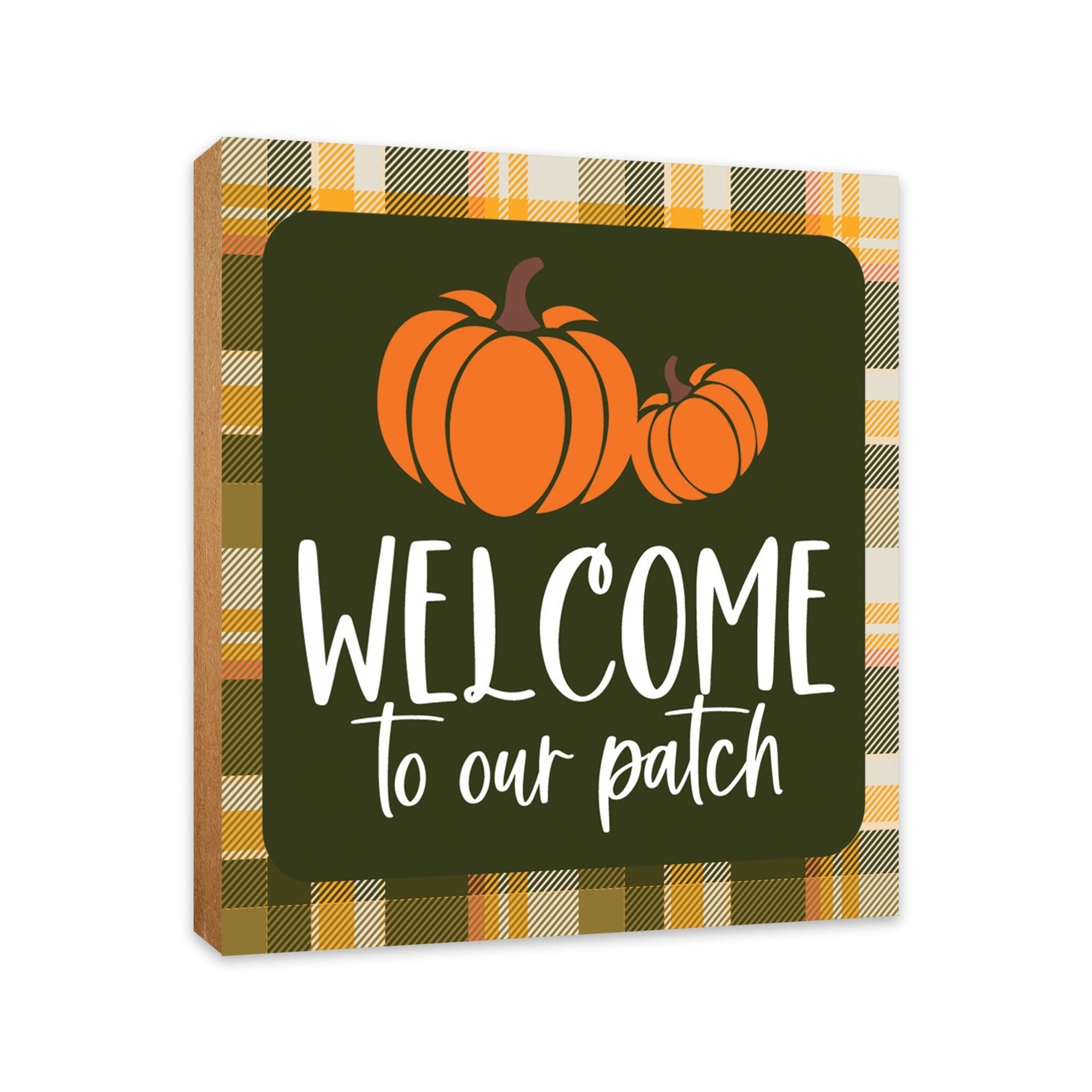 Inspirational Fall Themed Unique Shelf Décor and Tabletop Signs - LifeSong Milestones