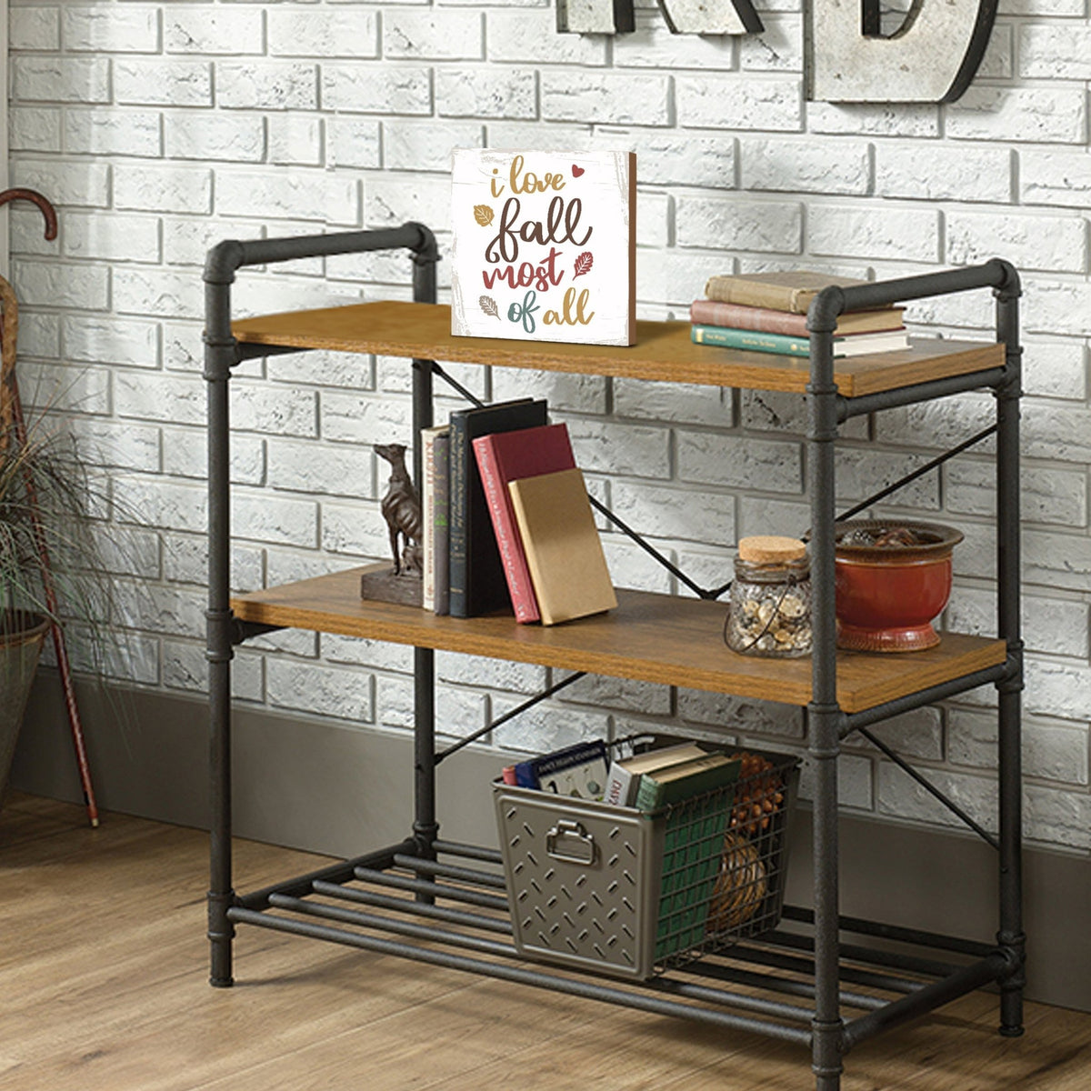 Inspirational Fall Themed Unique Shelf Décor and Tabletop Signs - LifeSong Milestones