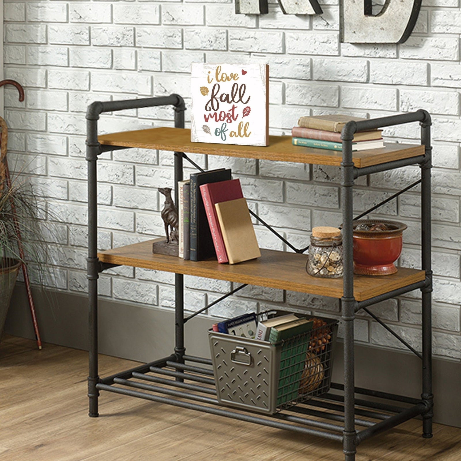 Inspirational Fall Themed Unique Shelf Décor and Tabletop Signs - LifeSong Milestones