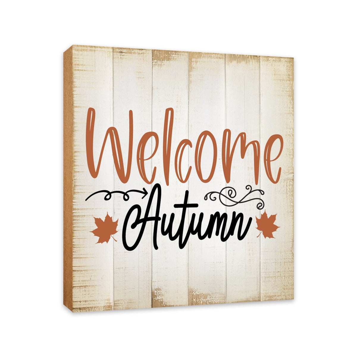 Inspirational Fall Themed Unique Shelf Décor and Tabletop Signs - LifeSong Milestones