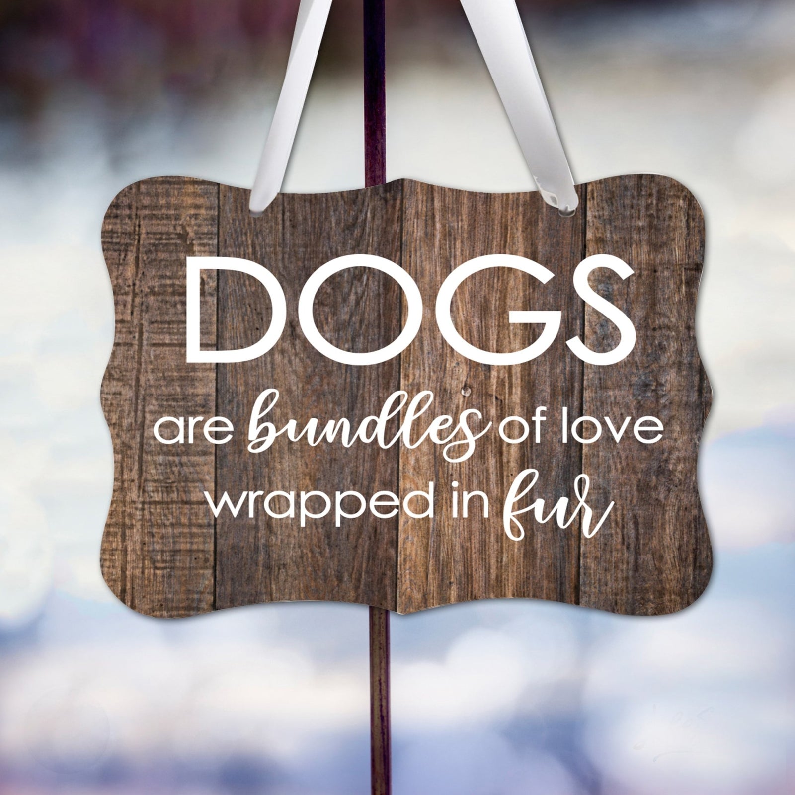 Inspirational Hanging Ribbon Wall Sign for Pet - LifeSong Milestones