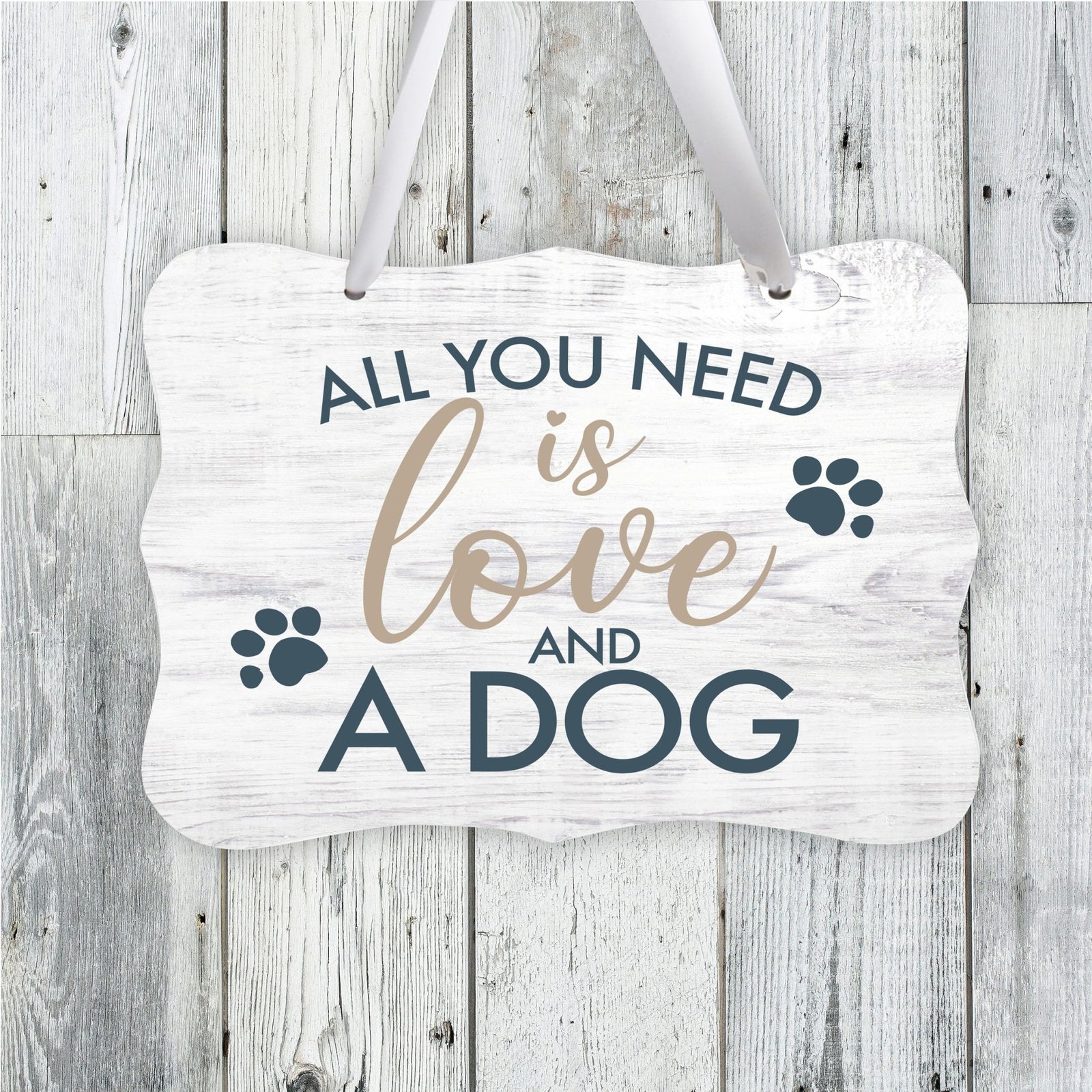 Inspirational Hanging Ribbon Wall Sign for Pet - LifeSong Milestones