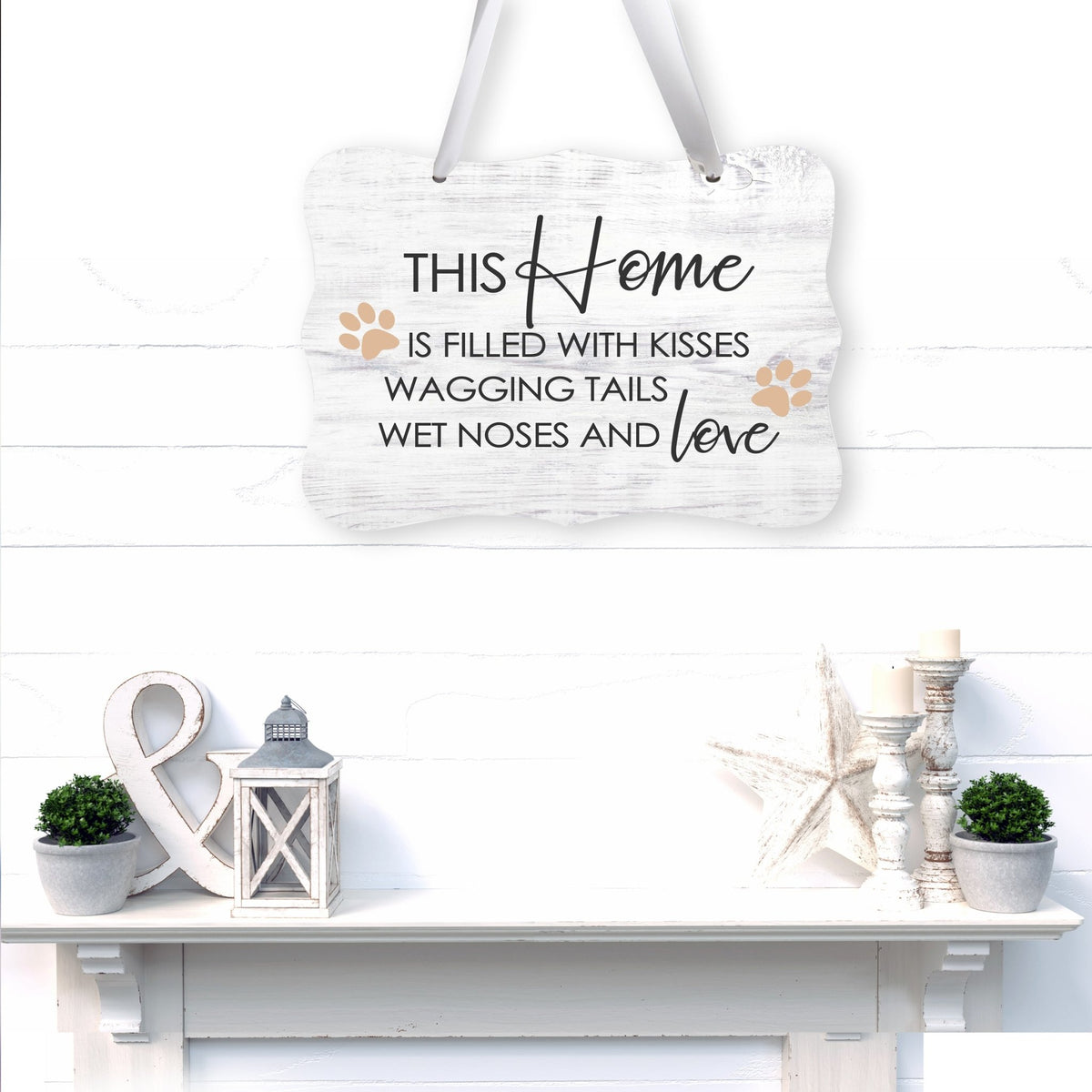 Inspirational Hanging Ribbon Wall Sign for Pet - LifeSong Milestones