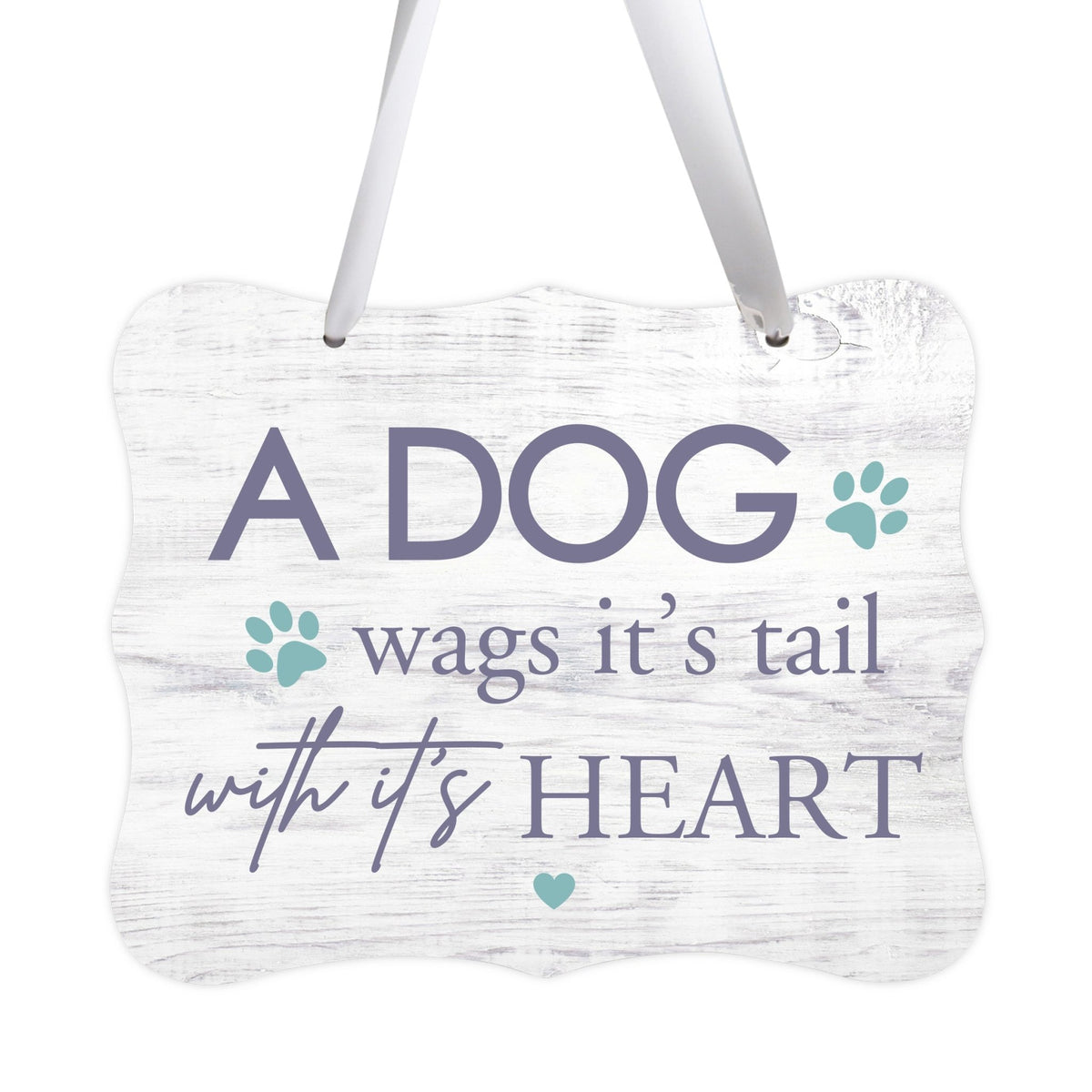 Inspirational Hanging Ribbon Wall Sign for Pet - LifeSong Milestones
