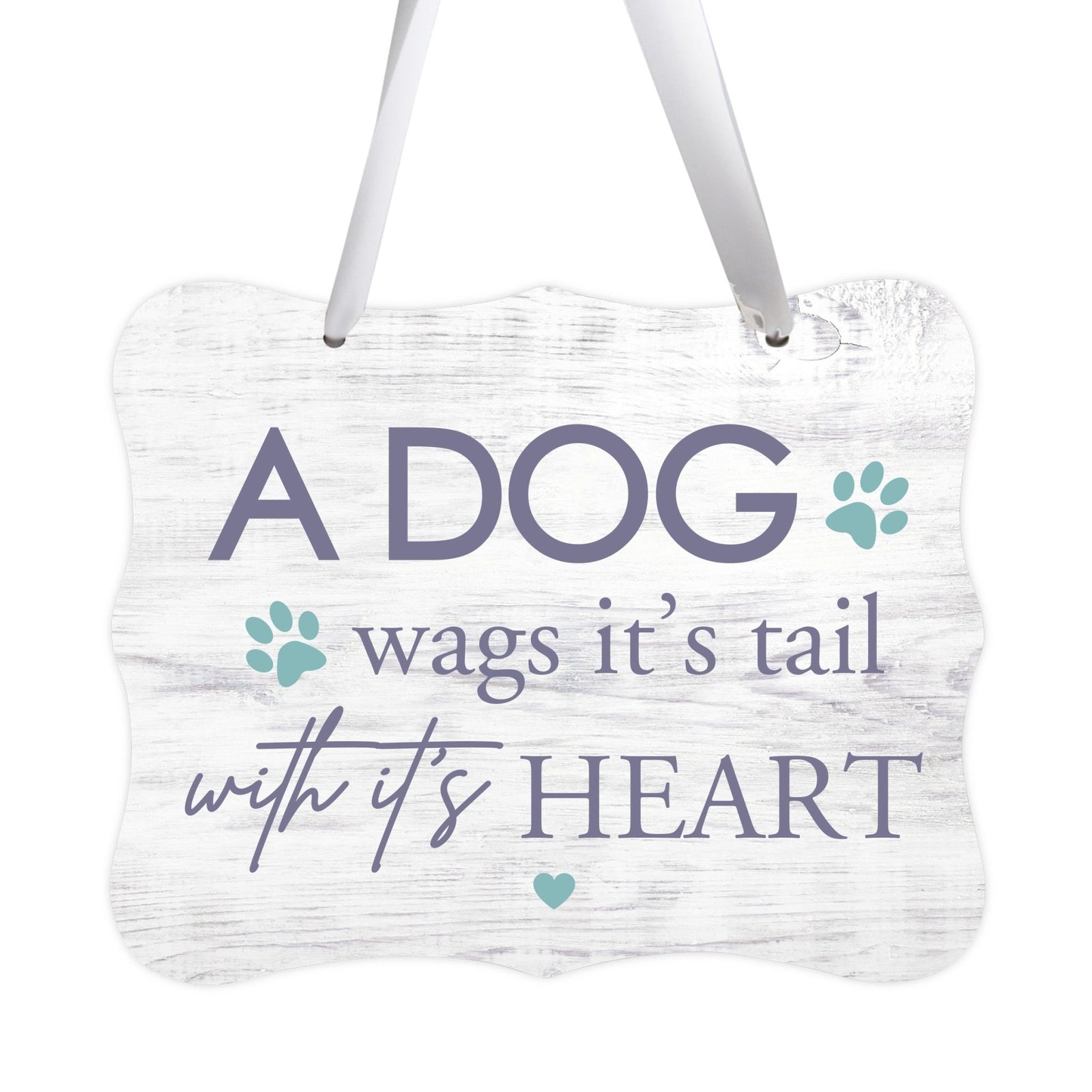 Inspirational Hanging Ribbon Wall Sign for Pet - LifeSong Milestones