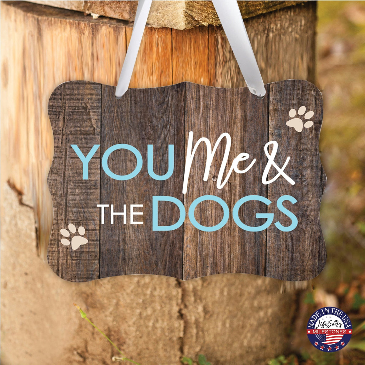 Inspirational Hanging Ribbon Wall Sign for Pet - LifeSong Milestones