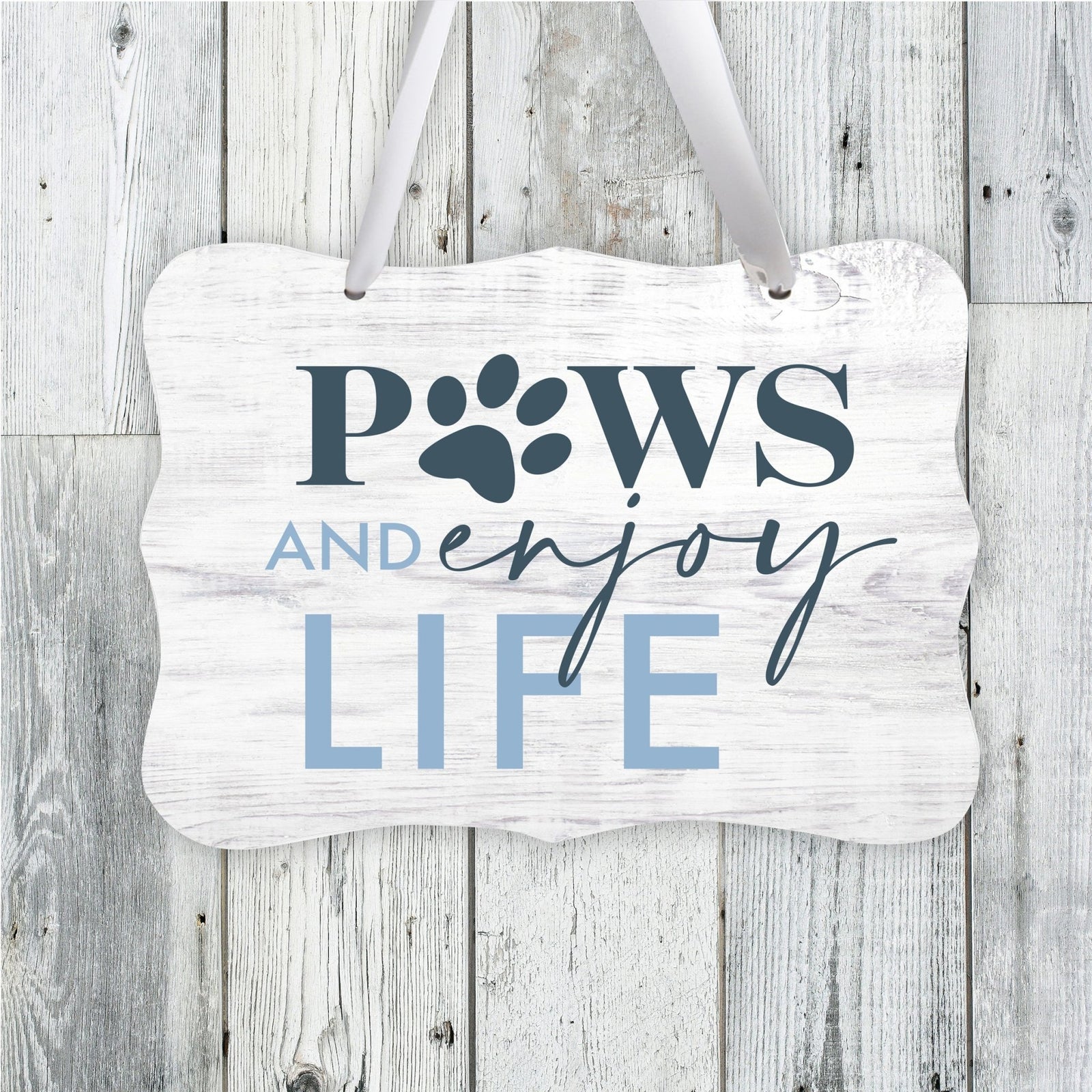 Inspirational Hanging Ribbon Wall Sign for Pet - LifeSong Milestones