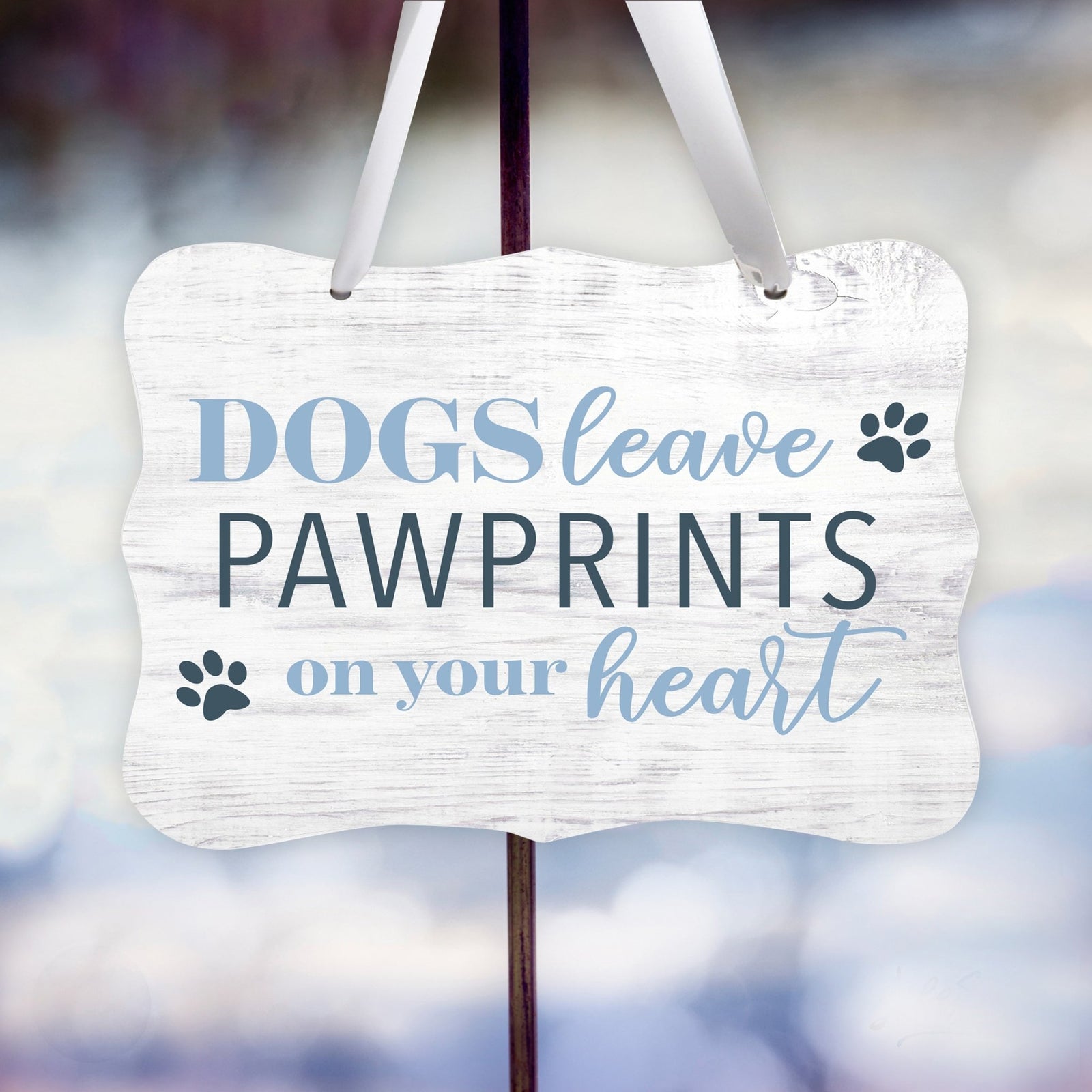 Inspirational Hanging Ribbon Wall Sign for Pet - LifeSong Milestones