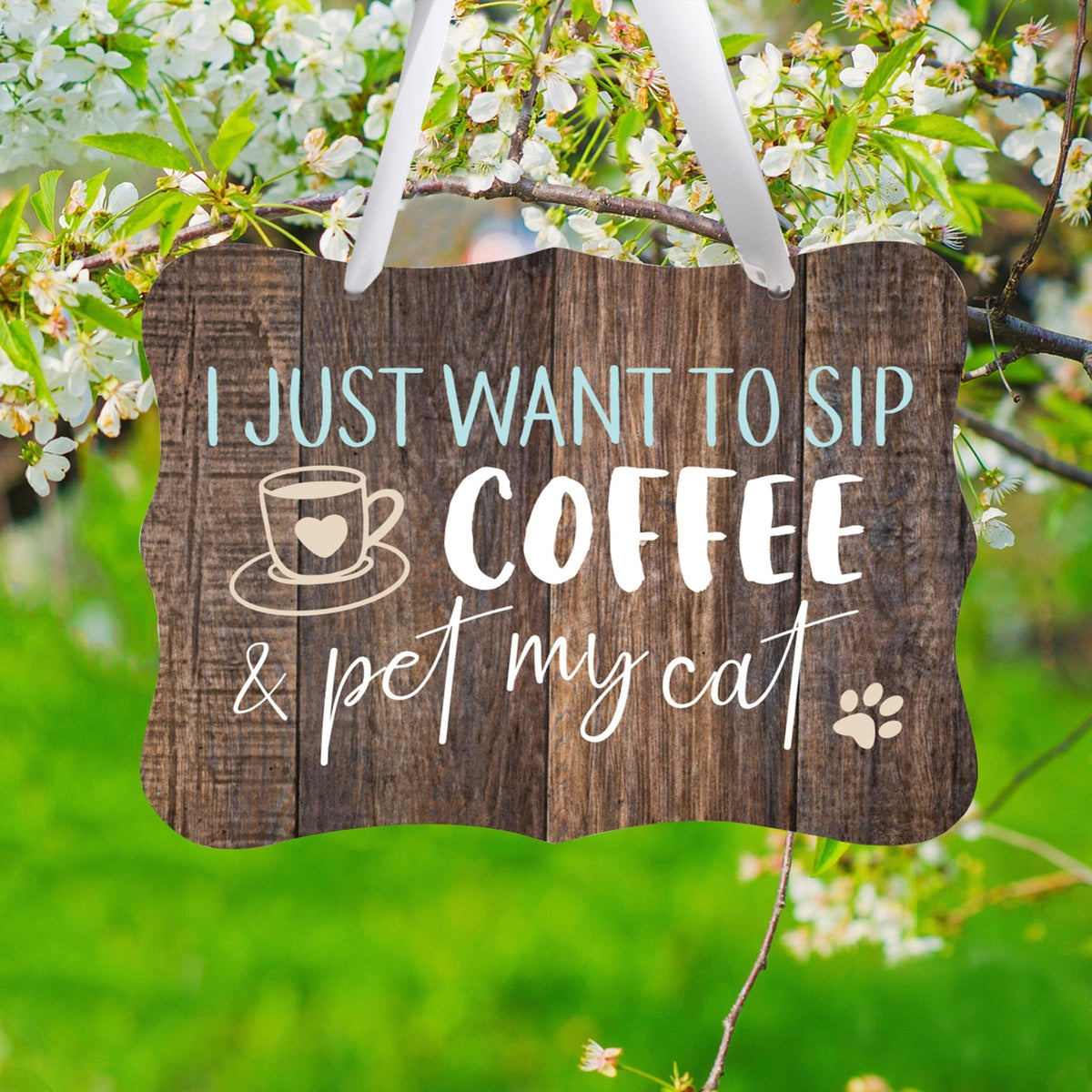 Inspirational Hanging Ribbon Wall Sign for Pet - LifeSong Milestones