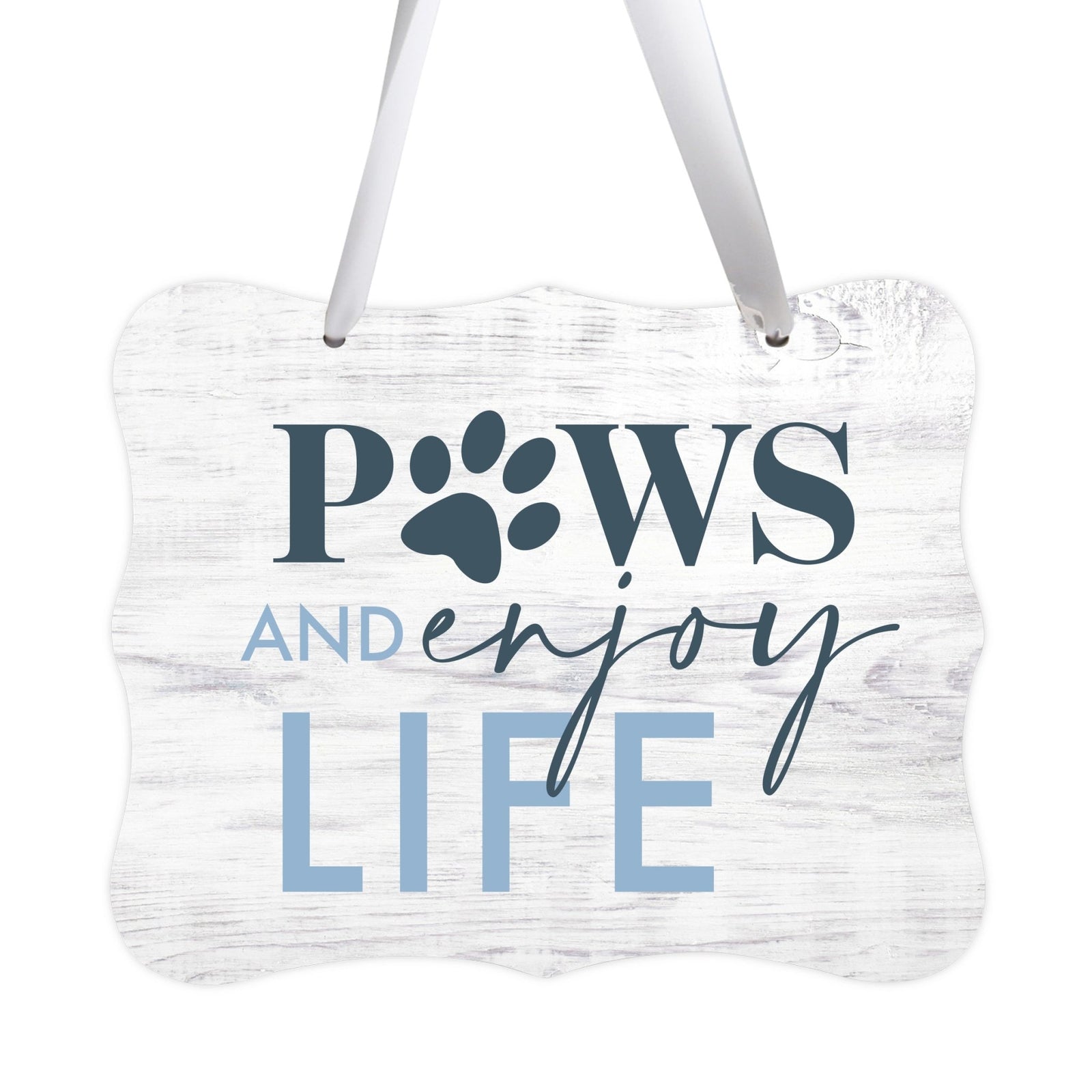 Inspirational Hanging Ribbon Wall Sign for Pet - LifeSong Milestones