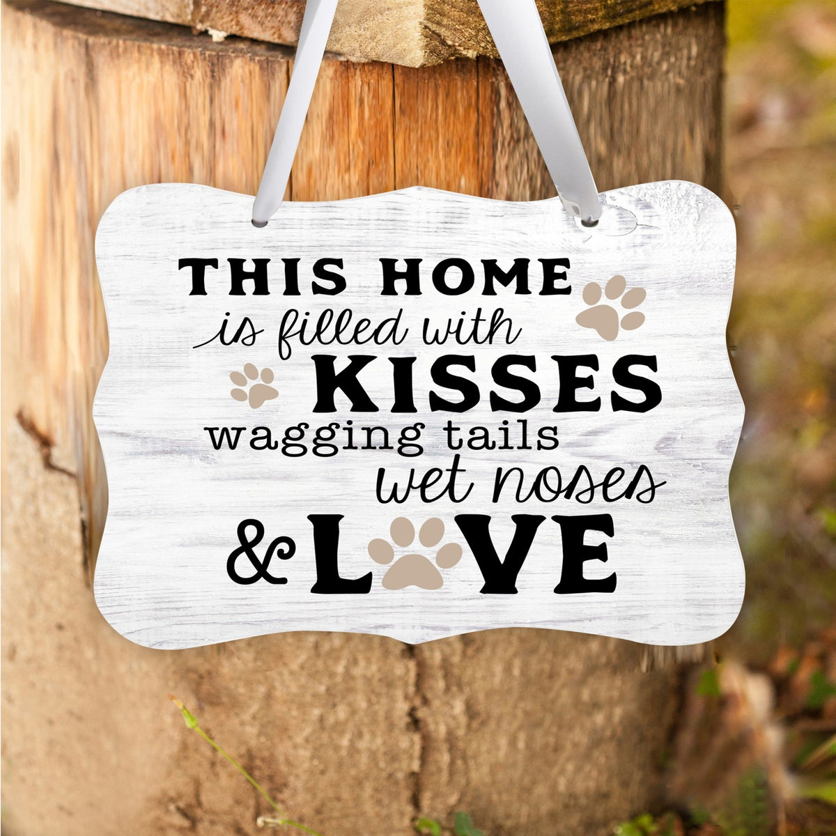 Inspirational Hanging Ribbon Wall Sign for Pet - LifeSong Milestones