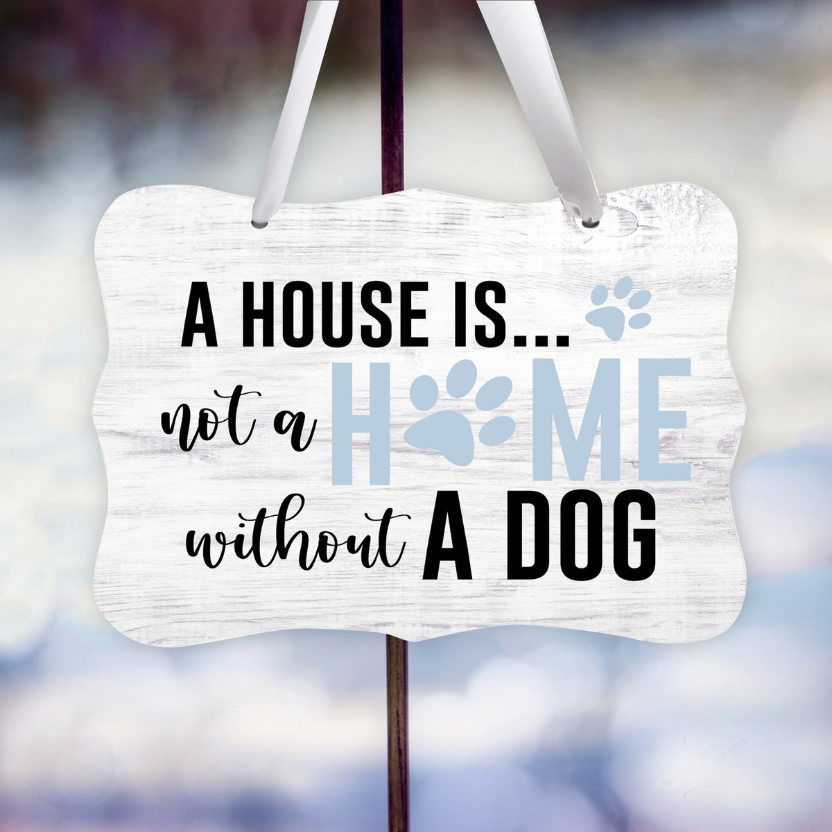 Inspirational Hanging Ribbon Wall Sign for Pet - LifeSong Milestones