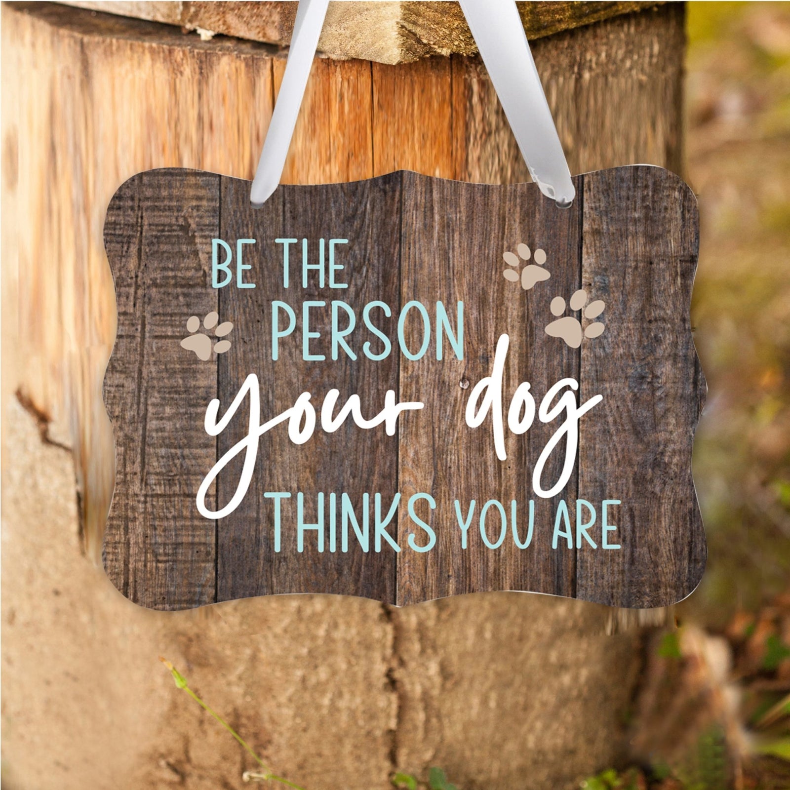 Inspirational Hanging Ribbon Wall Sign for Pet - LifeSong Milestones