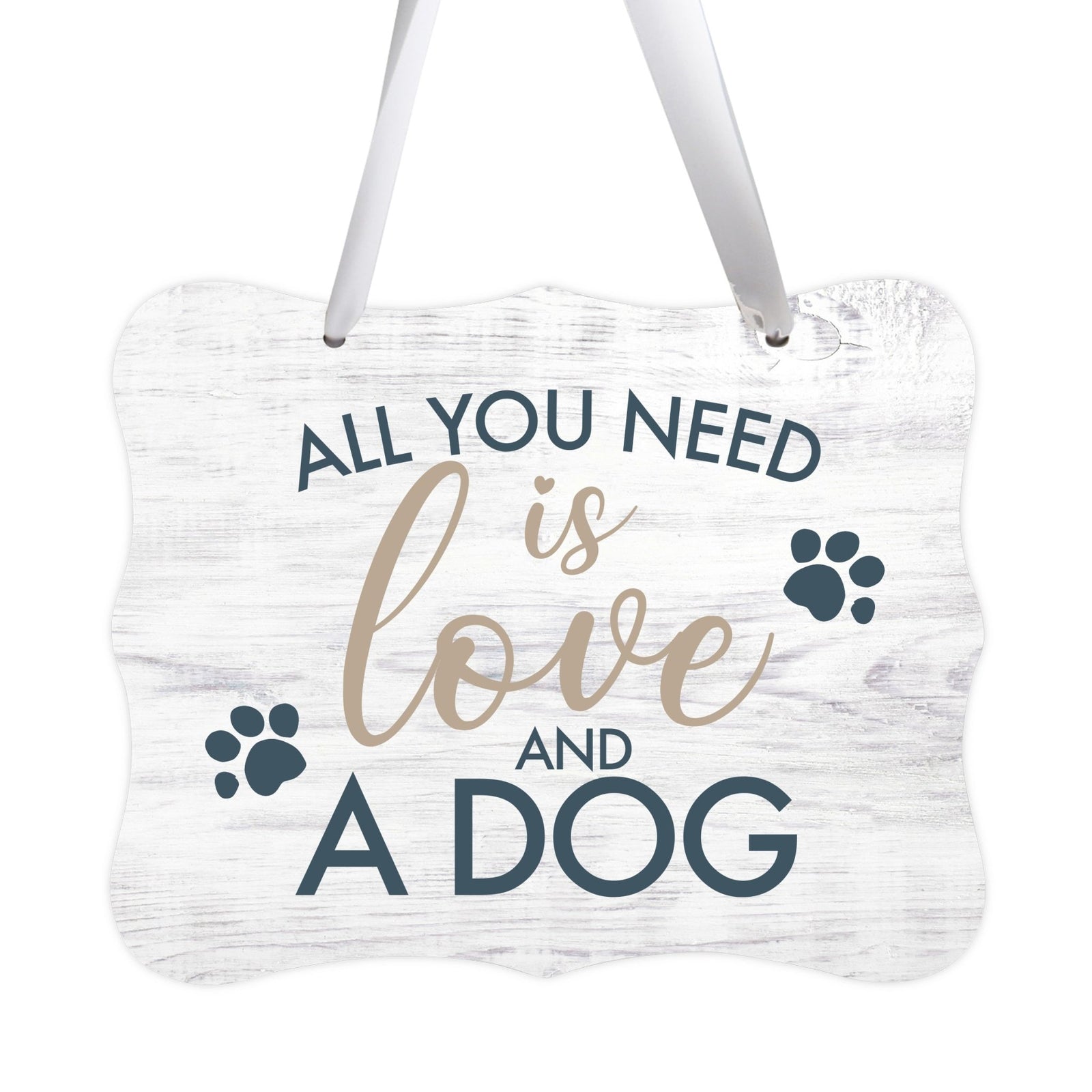 Inspirational Hanging Ribbon Wall Sign for Pet - LifeSong Milestones