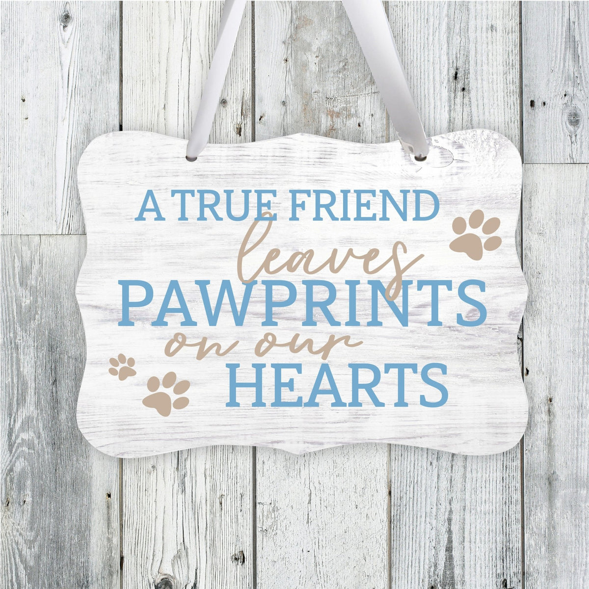 Inspirational Hanging Ribbon Wall Sign for Pet - LifeSong Milestones