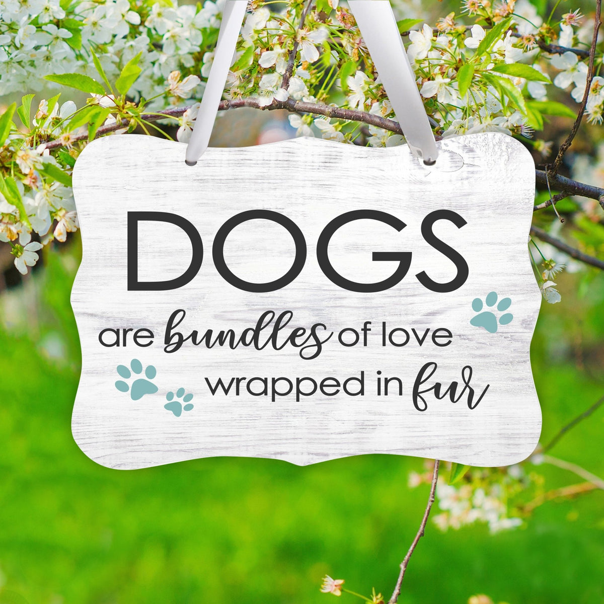 Inspirational Hanging Ribbon Wall Sign for Pet - LifeSong Milestones