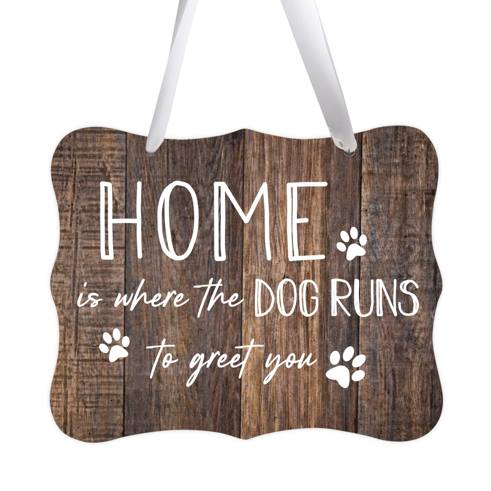 Inspirational Hanging Ribbon Wall Sign for Pet - LifeSong Milestones