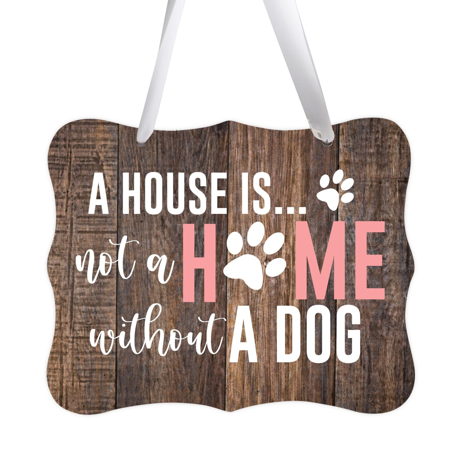 Inspirational Hanging Ribbon Wall Sign for Pet - LifeSong Milestones
