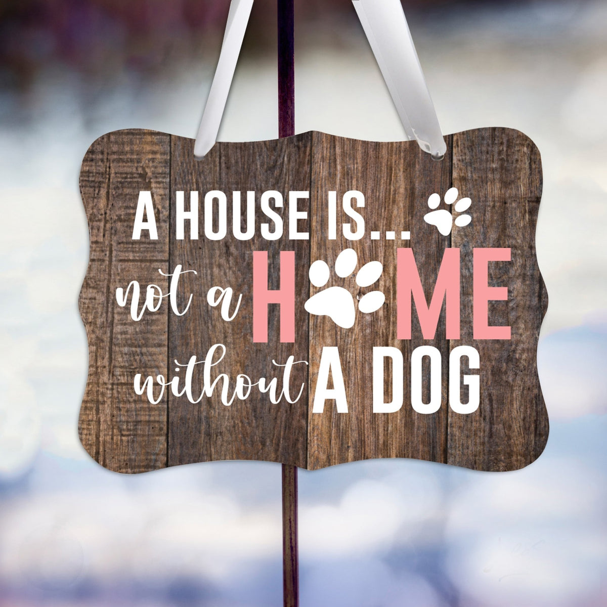 Inspirational Hanging Ribbon Wall Sign for Pet - LifeSong Milestones
