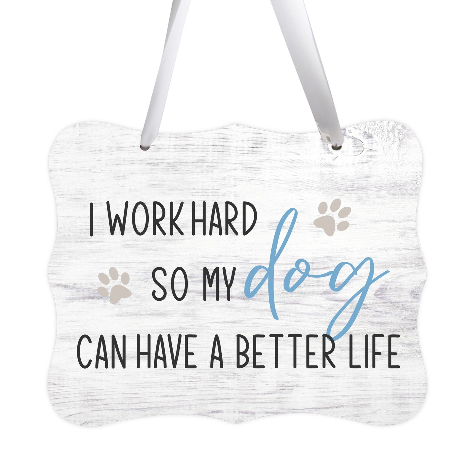 Inspirational Hanging Ribbon Wall Sign for Pet - LifeSong Milestones