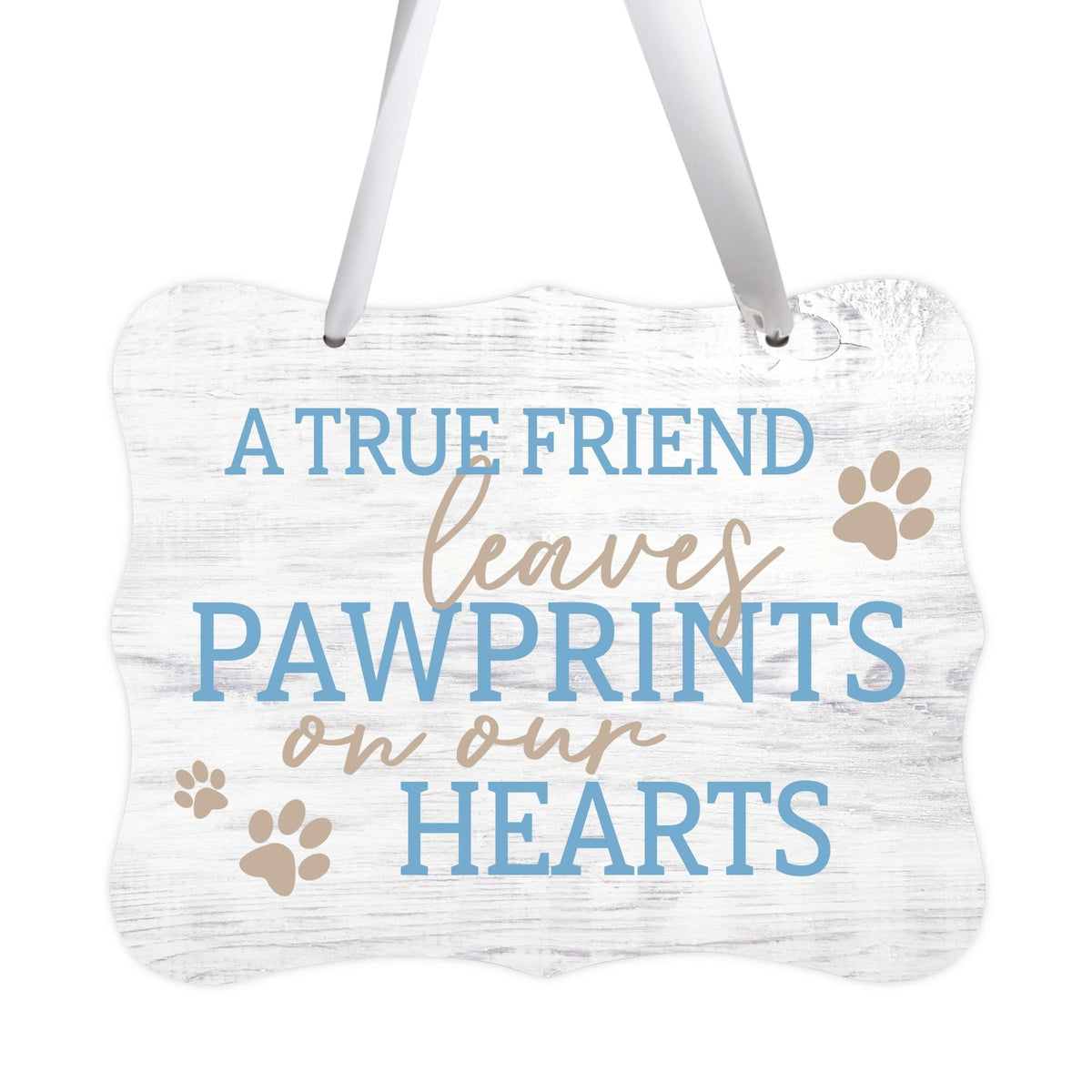 Inspirational Hanging Ribbon Wall Sign for Pet - LifeSong Milestones