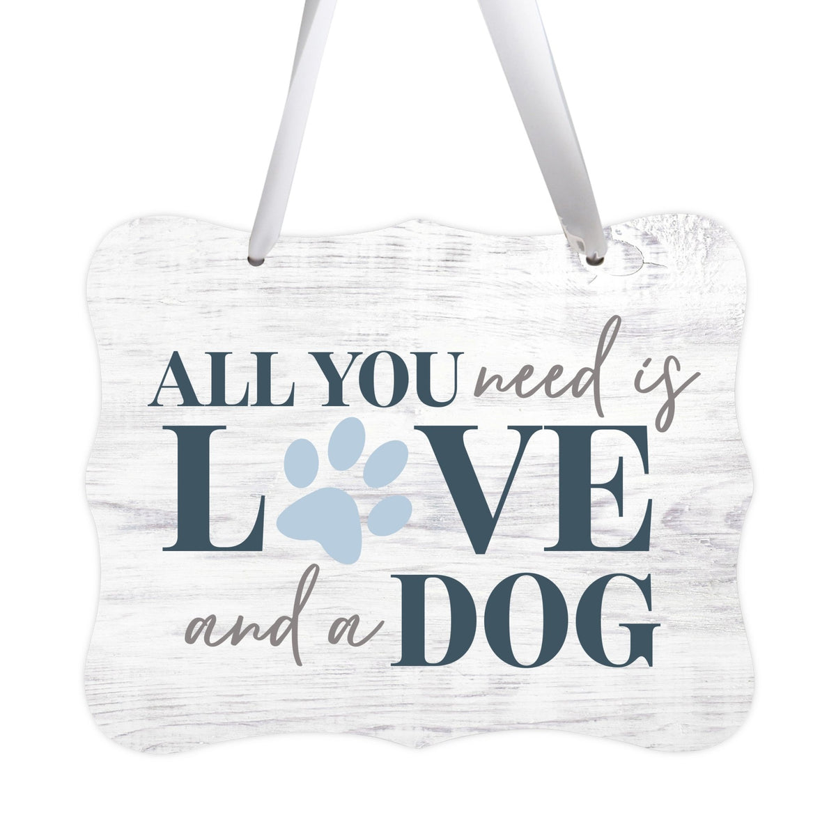 Inspirational Hanging Ribbon Wall Sign for Pet - LifeSong Milestones