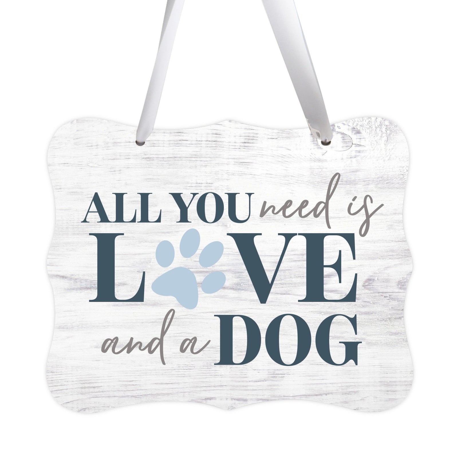 Inspirational Hanging Ribbon Wall Sign for Pet - LifeSong Milestones