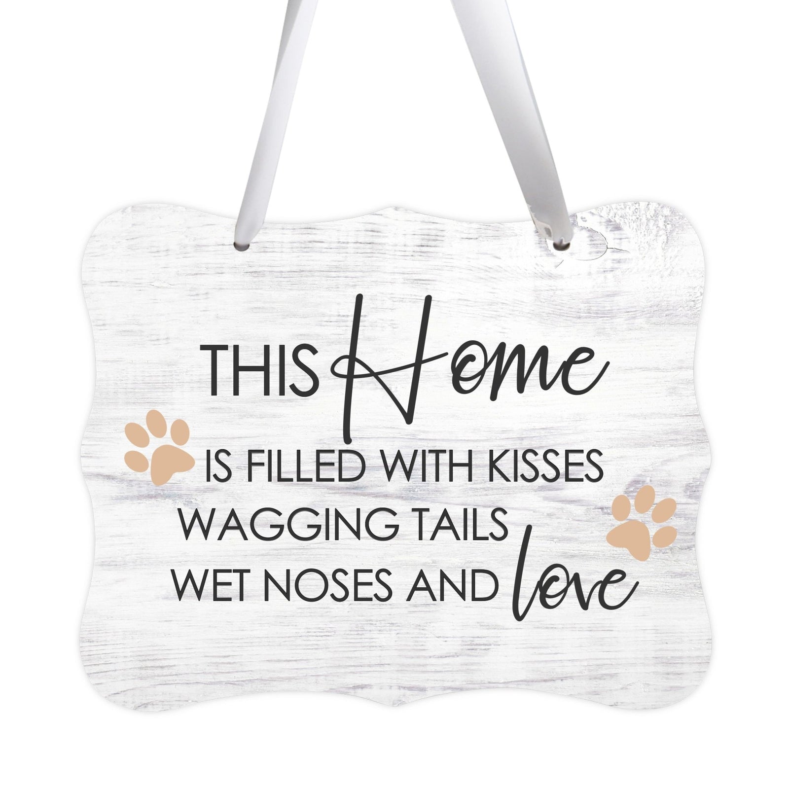 Inspirational Hanging Ribbon Wall Sign for Pet - LifeSong Milestones