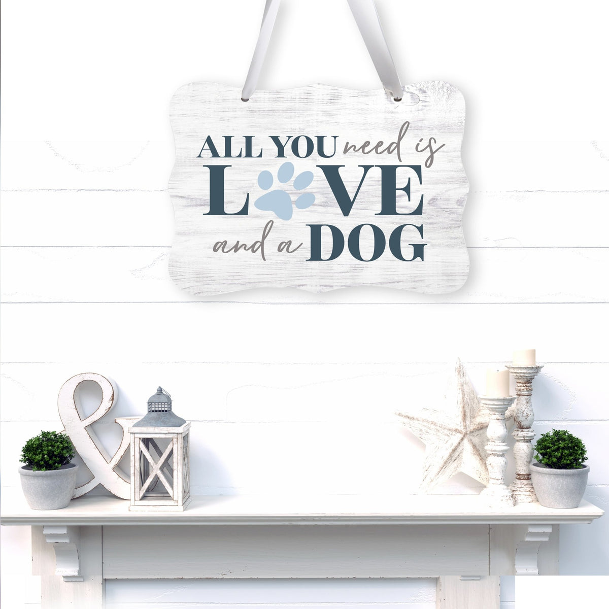 Inspirational Hanging Ribbon Wall Sign for Pet - LifeSong Milestones