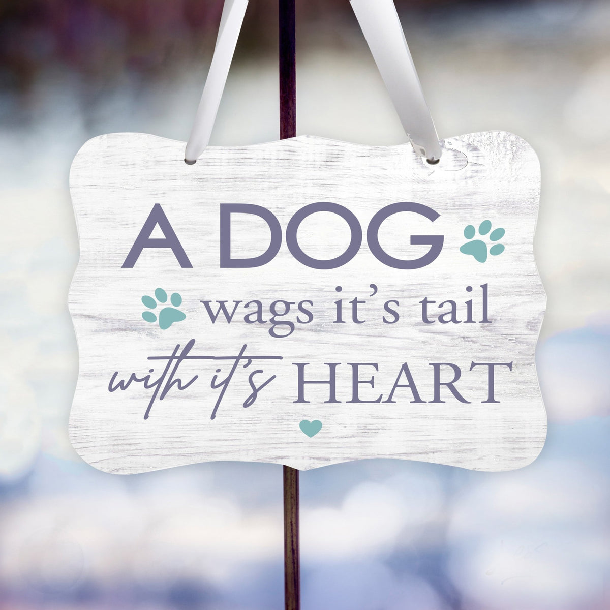 Inspirational Hanging Ribbon Wall Sign for Pet - LifeSong Milestones