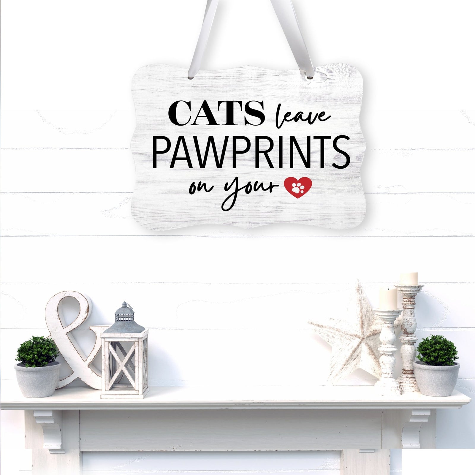 Inspirational Hanging Ribbon Wall Sign for Pet - LifeSong Milestones