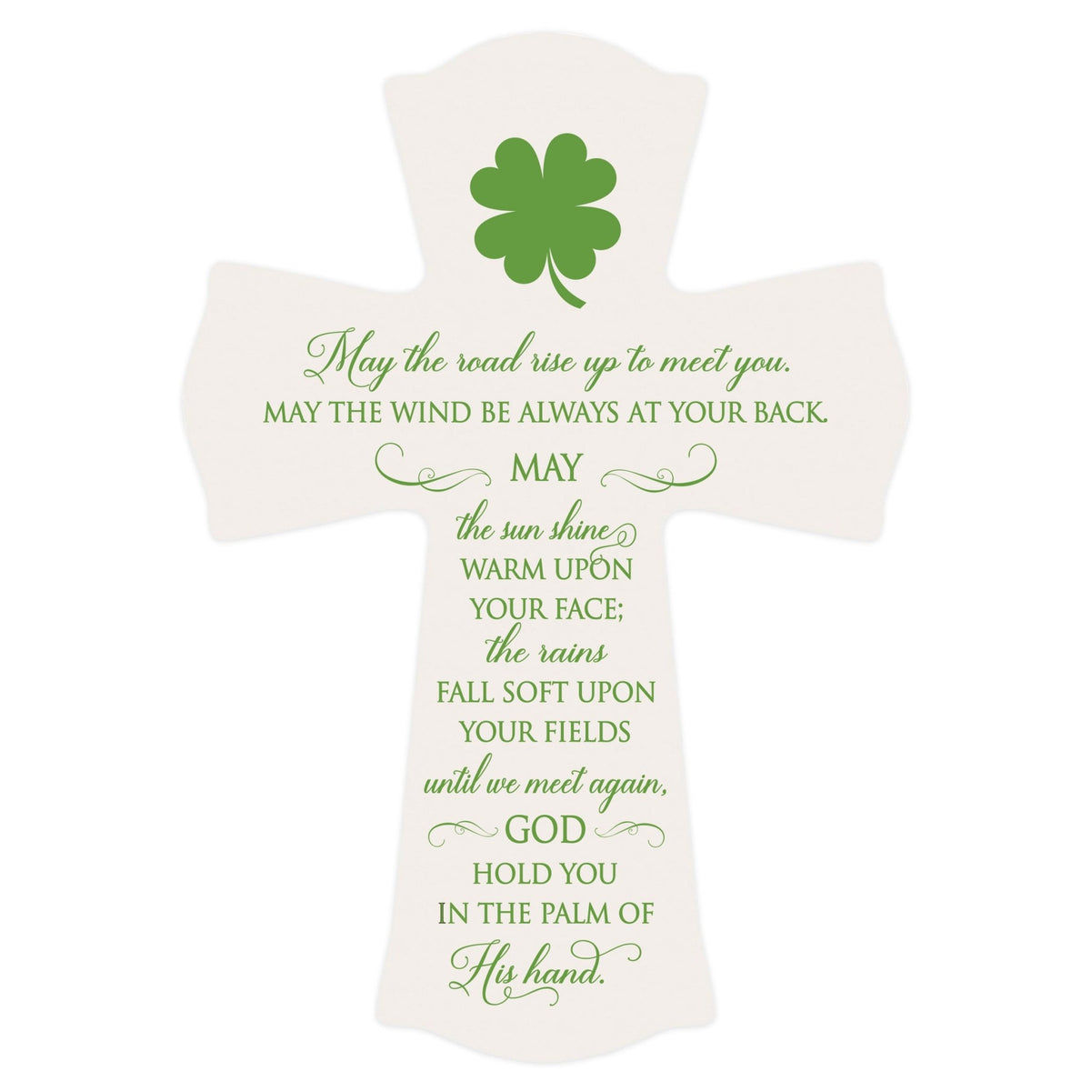 Inspirational Hanging Wooden Prayer Wall Cross Home Decor - LifeSong Milestones