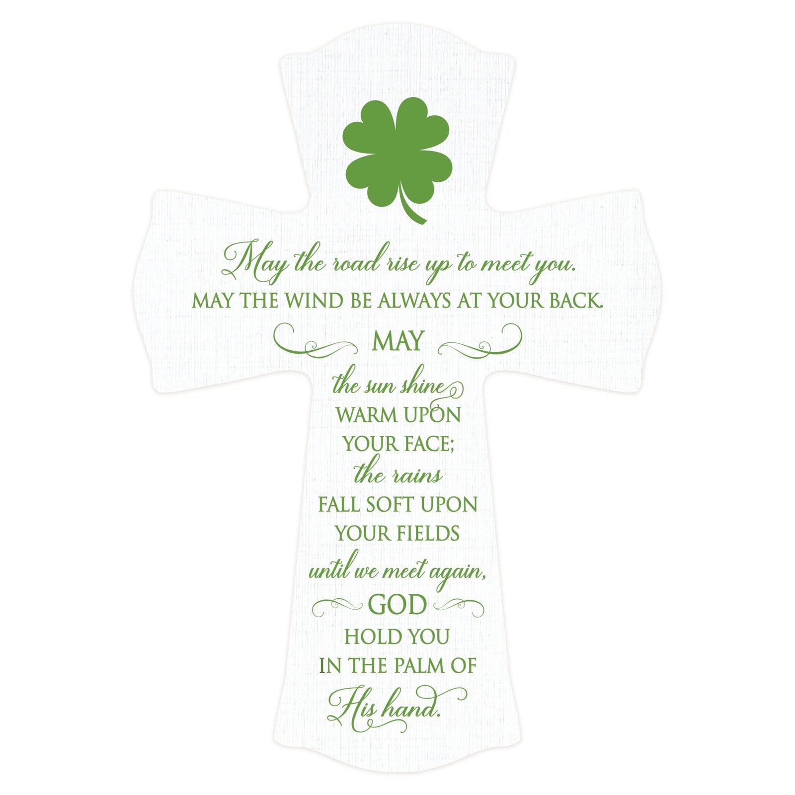Inspirational Hanging Wooden Prayer Wall Cross Home Decor - LifeSong Milestones