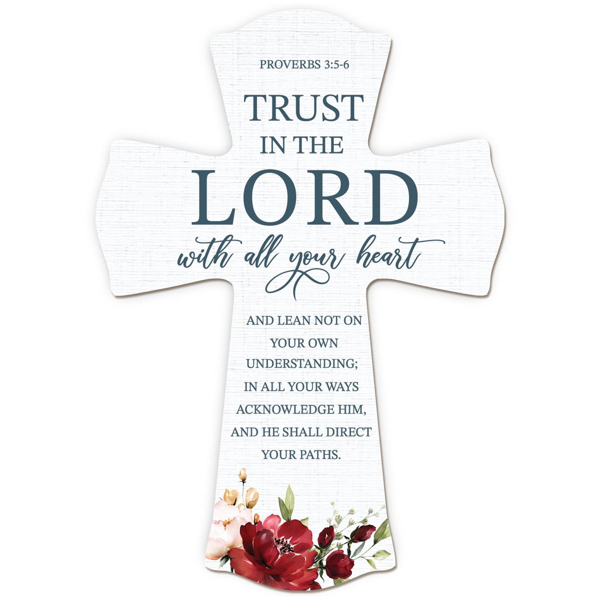 Inspirational Hanging Wooden Wall Cross Home Decor - LifeSong Milestones