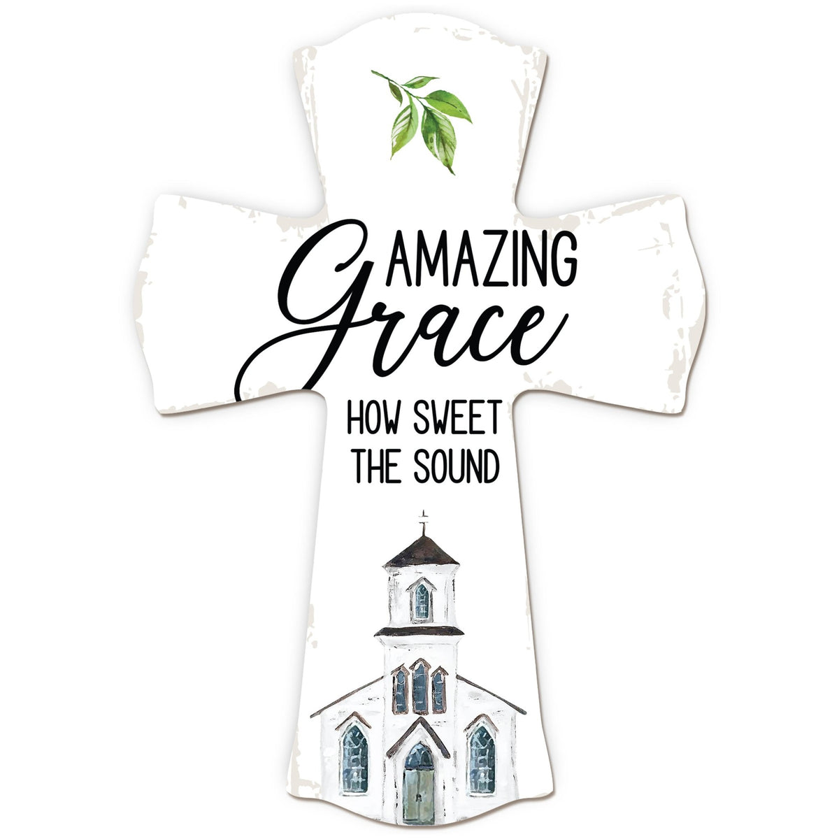 Inspirational Hanging Wooden Wall Cross Home Decor - LifeSong Milestones