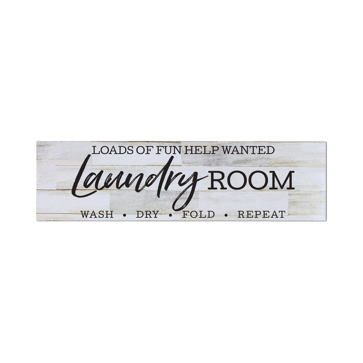 Inspirational Modern Wooden Wall Hanging Family Plaque 22.5x6 - Loads Of Fun - LifeSong Milestones