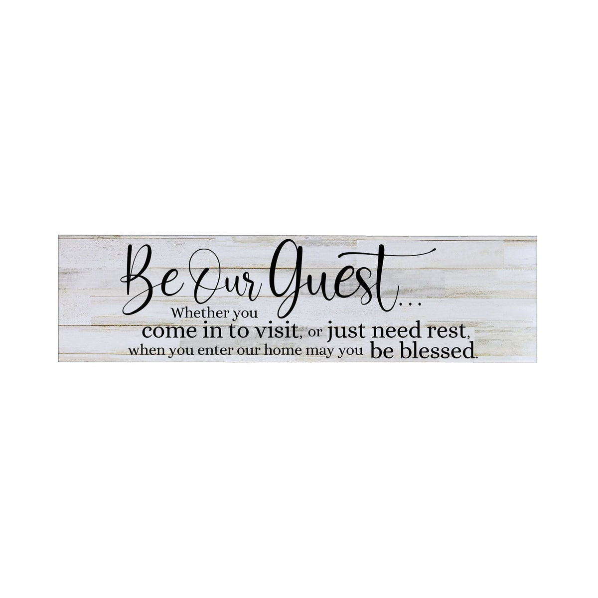 Inspirational Modern Wooden Wall Hanging Plaque 10x40 - Be Our Greatest - LifeSong Milestones