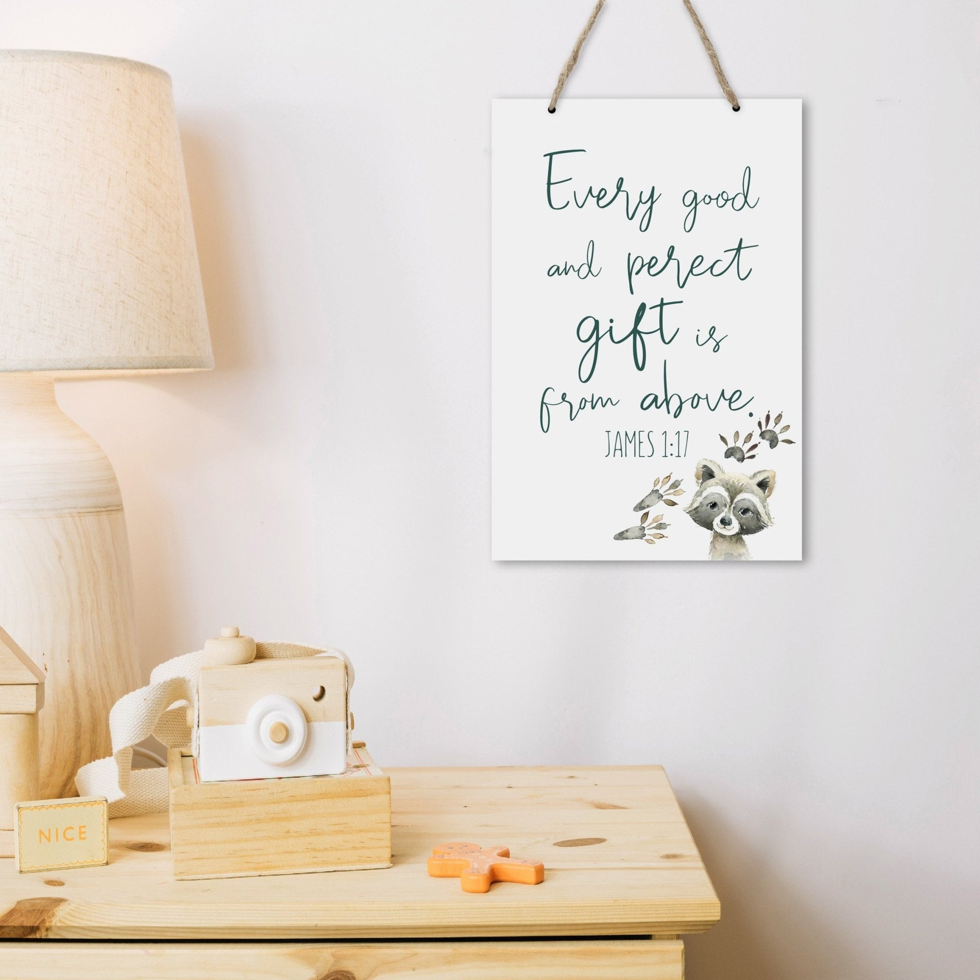 Inspirational Nursery Rope Signs for Boys and Girls - Every Good - LifeSong Milestones