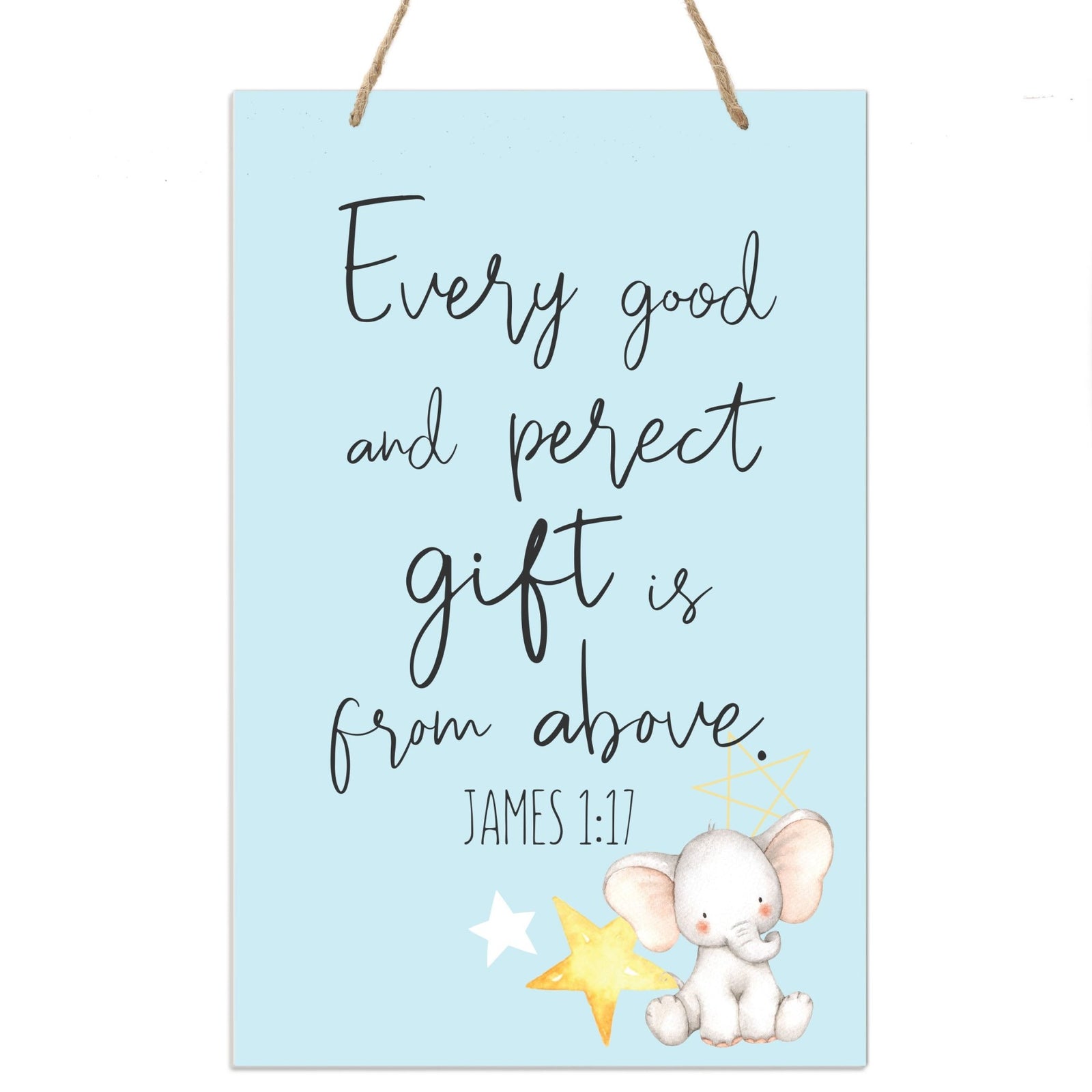 Inspirational Nursery Rope Signs for Boys and Girls - Every Good - LifeSong Milestones