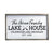 Inspirational Personalized Framed Shadow Box 16x25 - Lake House (Paddles) - LifeSong Milestones
