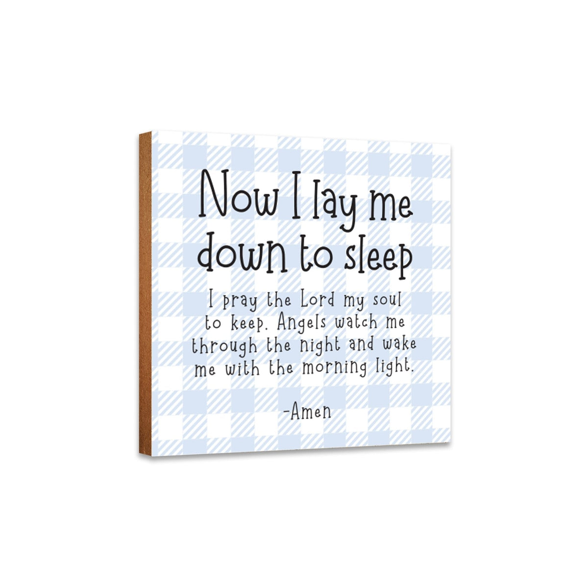 Inspirational Praying Kids Tabletop Decor - Perfect tabletop decoration for kids, ideal for a serene ambiance in any room.