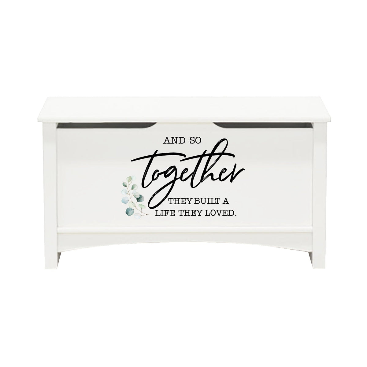 Inspirational Room Organizer Toy Blanket Storage Chest Box - (FAMILY) (NP) - LifeSong Milestones